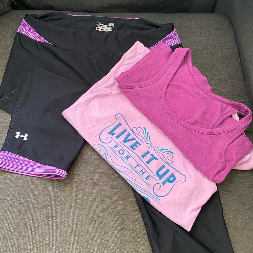 UNDER ARMOUR workout set